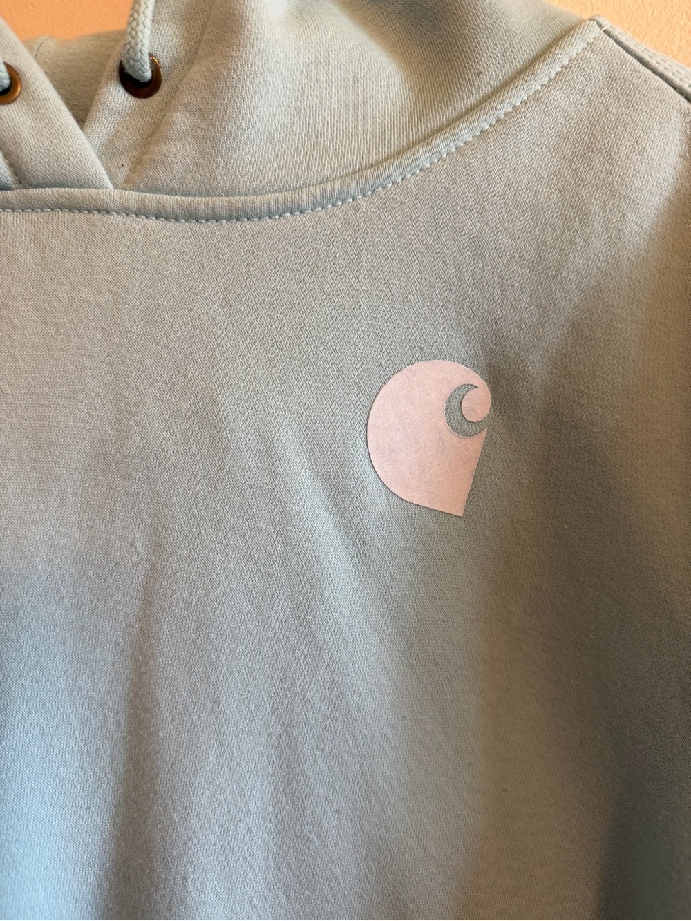 Carhartt Light green Hooded Sweatshirt - women’s size XL - Picture 2 of 12